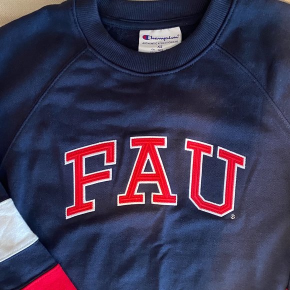 Florida Atlantic University FAU Champion Sweatshirt, XS - Picture 2 of 2